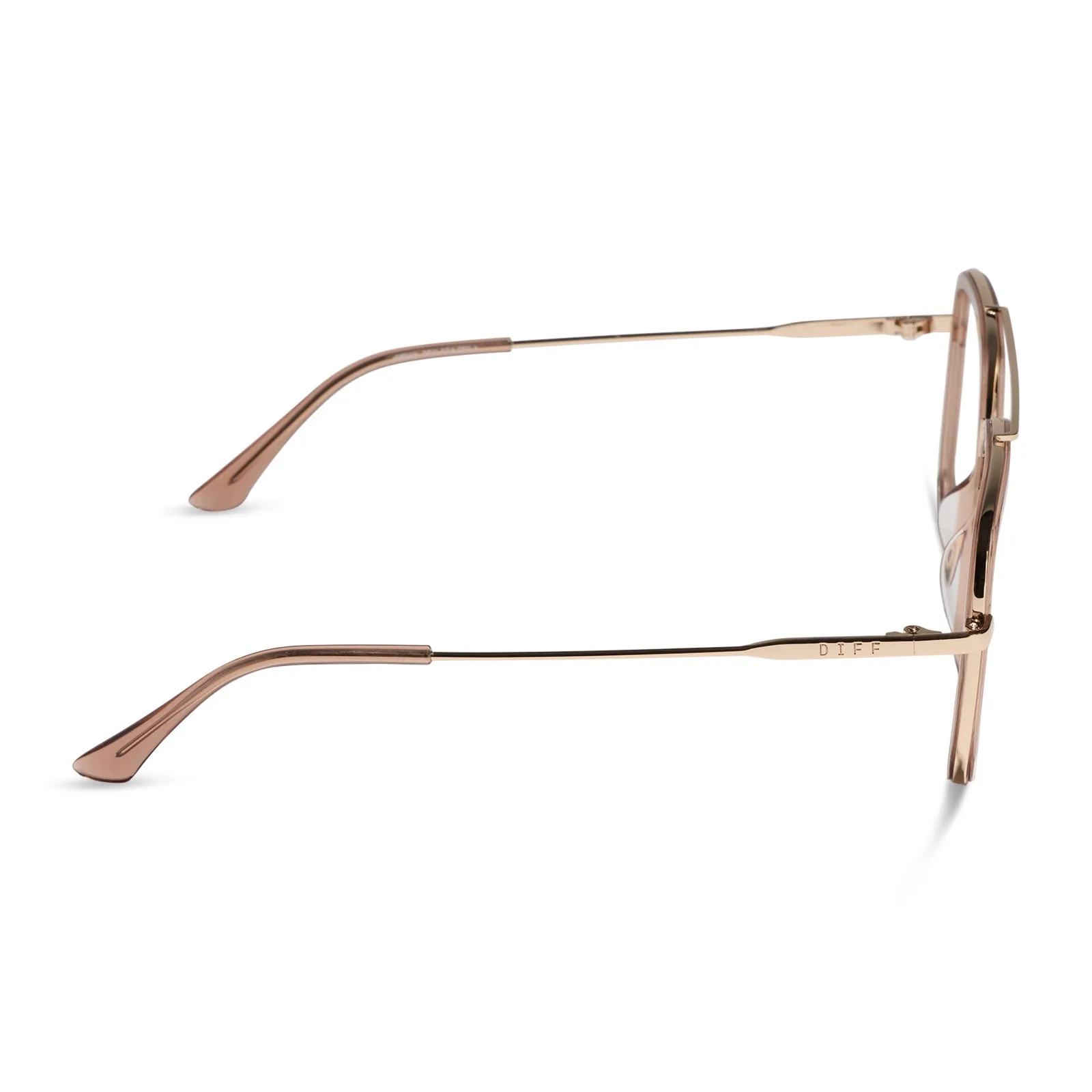 JORDAN - CAFÉ OLE + GOLD + GLASSES sold by Diff Eyewear product image thumbnail 3