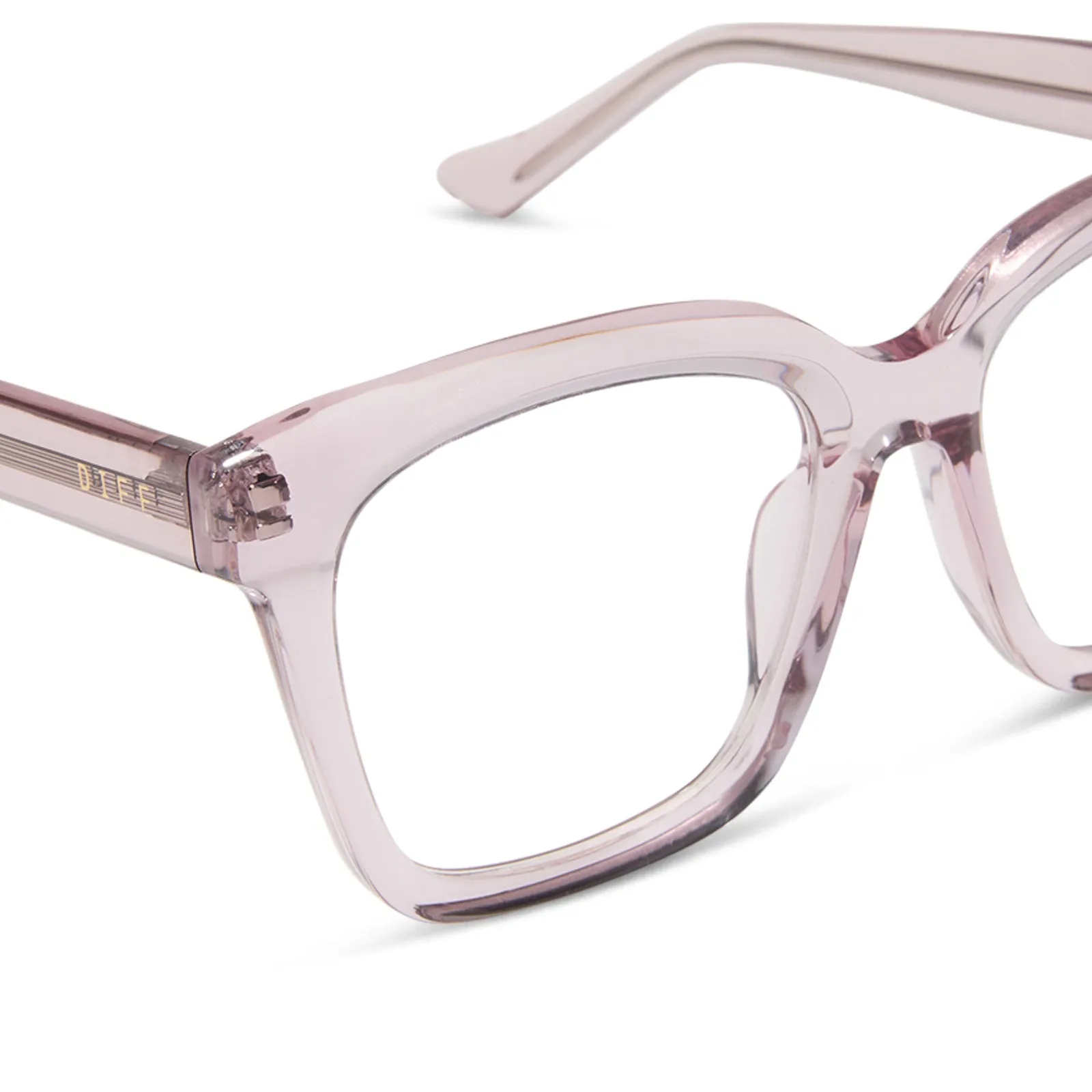 MEREDITH - ROSE CRYSTAL + GLASSES sold by Diff Eyewear product image thumbnail 4