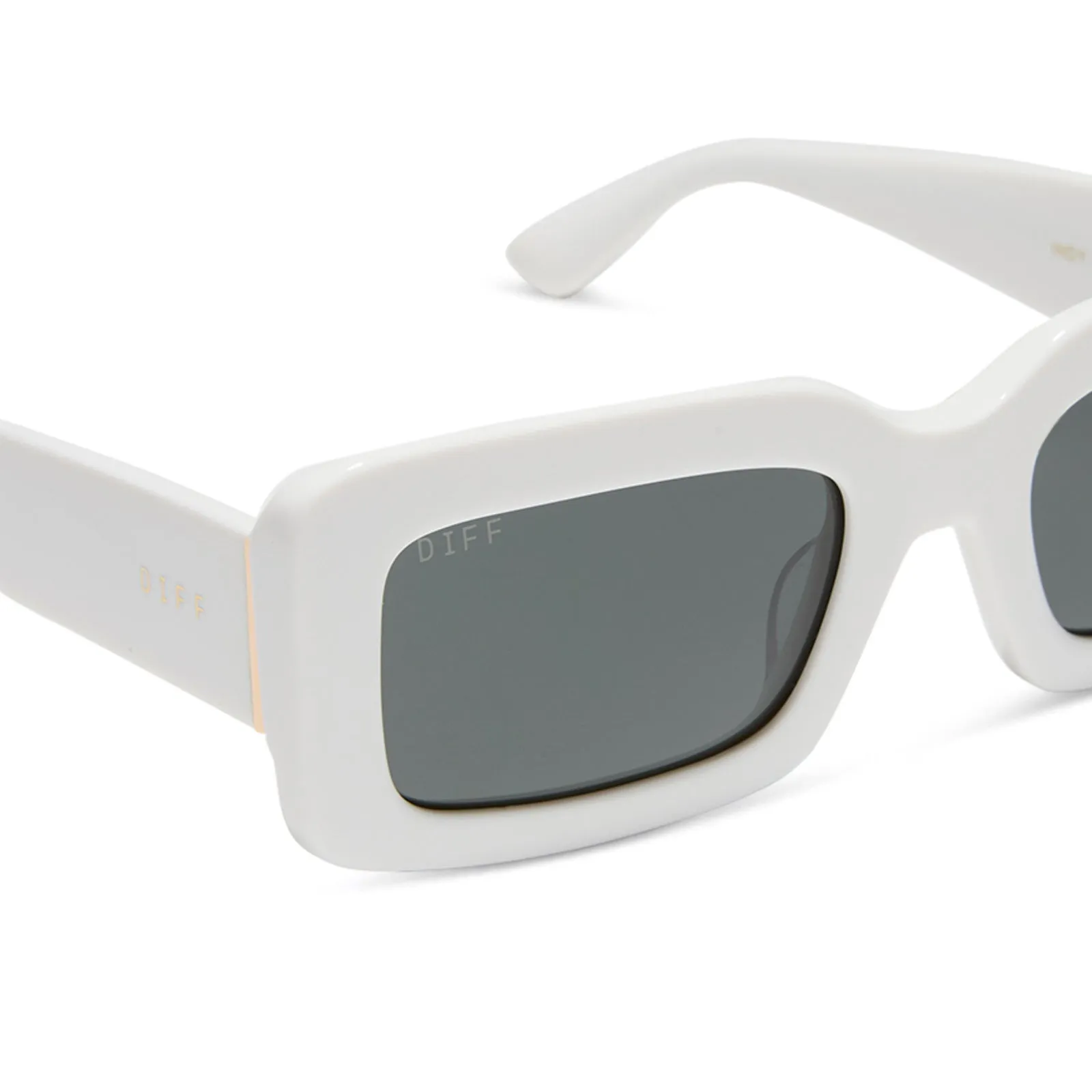 INDY - WHITE CLOUD + GREY + POLARIZED SUNGLASSES sold by Diff Eyewear product image thumbnail 4