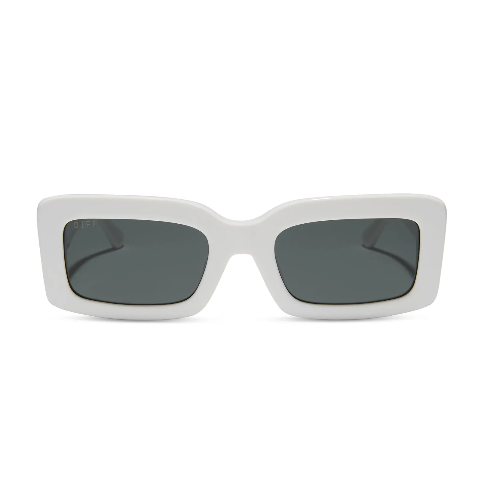 INDY - WHITE CLOUD + GREY + POLARIZED SUNGLASSES sold by Diff Eyewear