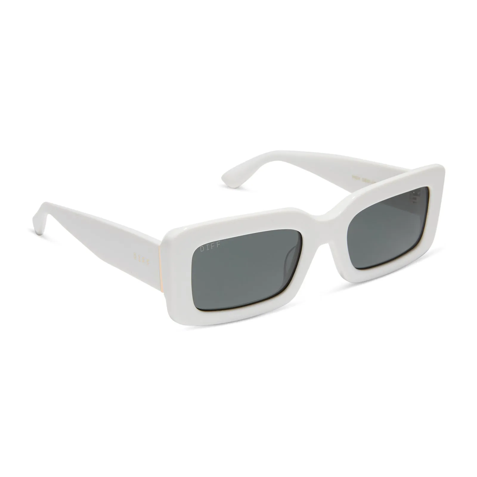INDY - WHITE CLOUD + GREY + POLARIZED SUNGLASSES sold by Diff Eyewear product image thumbnail 2