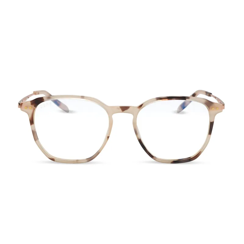 NOEL - CREAM TORTOISE + GLASSES made by Diff Eyewear
