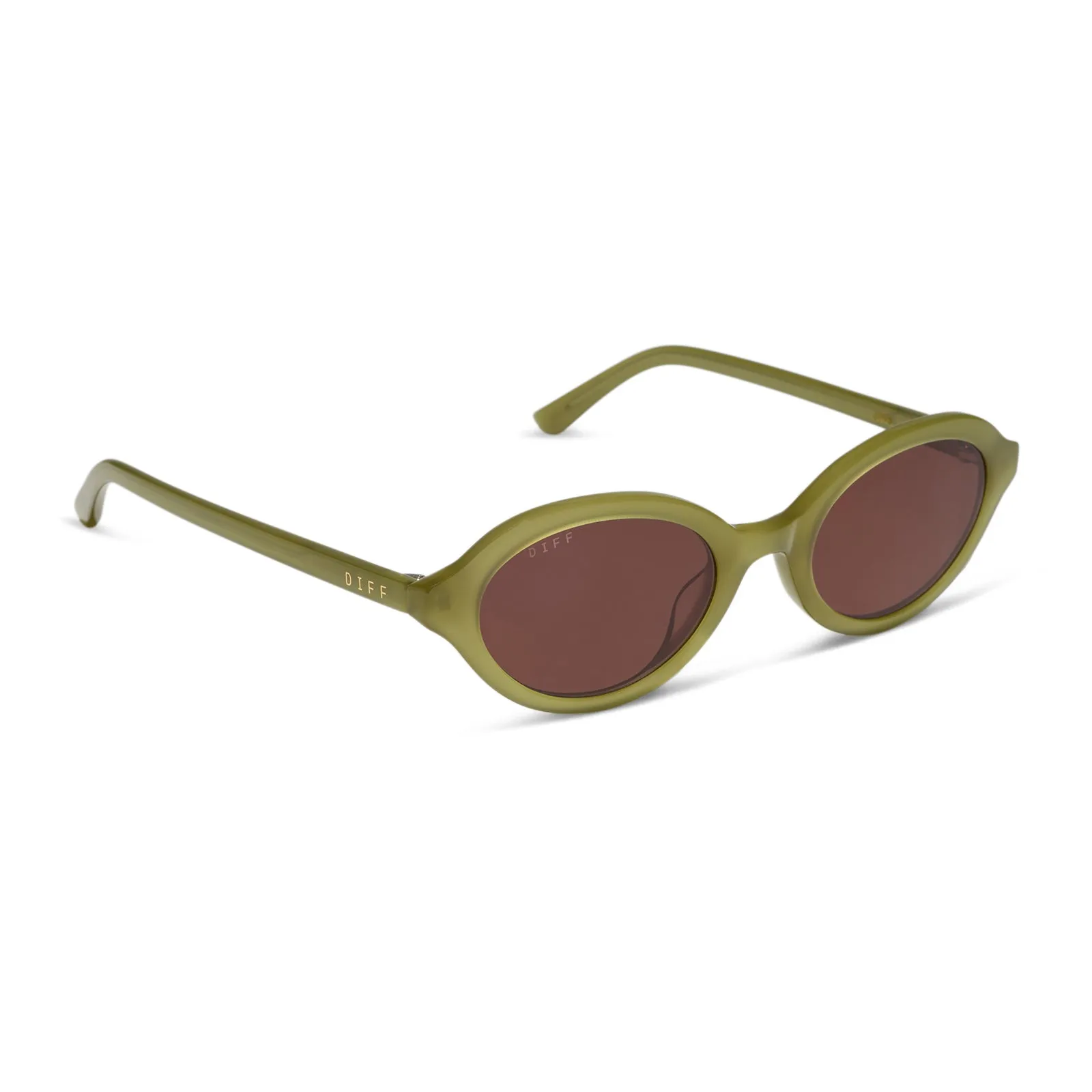 JULIA - OAKMOSS GREEN + BROWN SUNGLASSES sold by Diff Eyewear product image thumbnail 2
