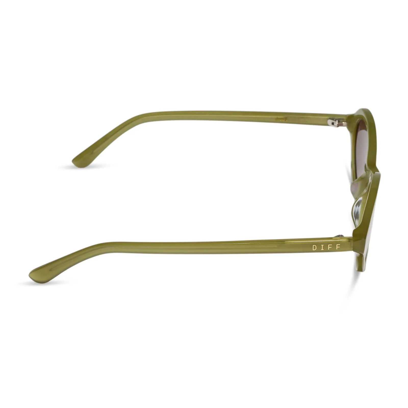 JULIA - OAKMOSS GREEN + BROWN SUNGLASSES sold by Diff Eyewear product image thumbnail 3