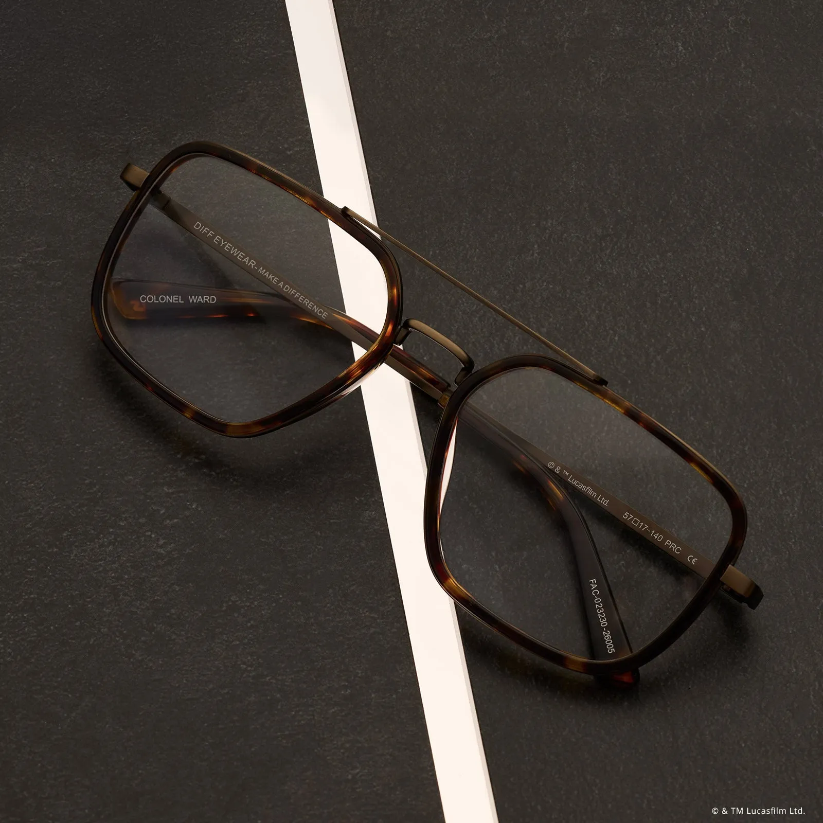 COLONEL WARD™️ - BRONZE + GLASSES sold by Diff Eyewear product image thumbnail 5