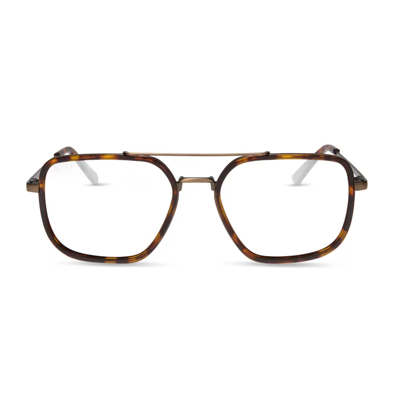 COLONEL WARD™️ - BRONZE + GLASSES made by Diff Eyewear