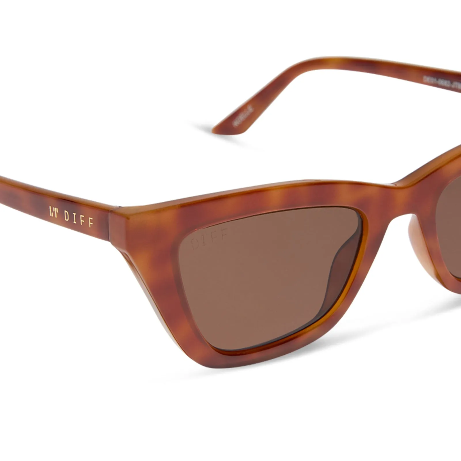 NOELLE - MAPLE TORTOISE + BROWN SUNGLASSES sold by Diff Eyewear product image thumbnail 4