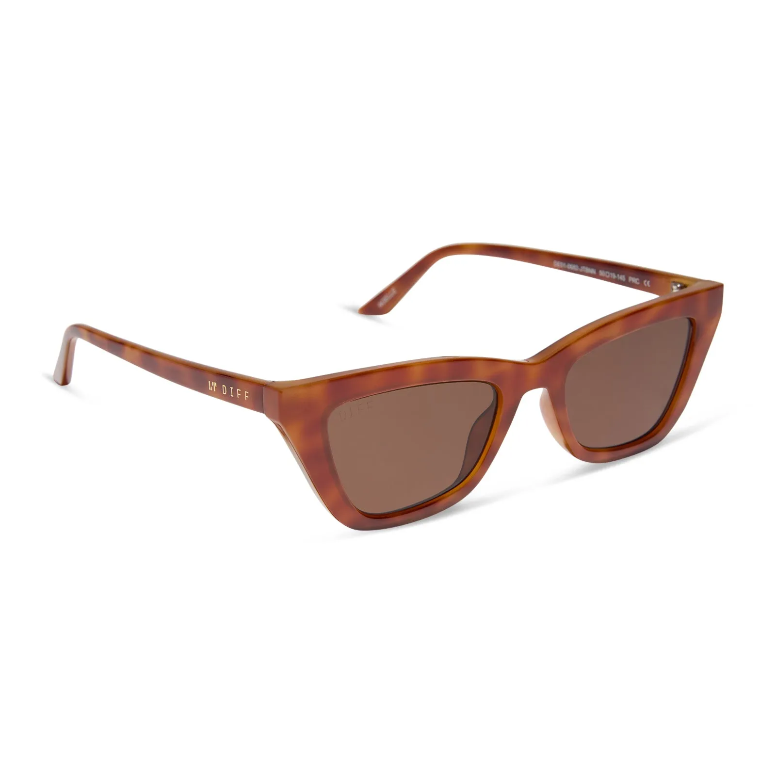 NOELLE - MAPLE TORTOISE + BROWN SUNGLASSES sold by Diff Eyewear product image thumbnail 2