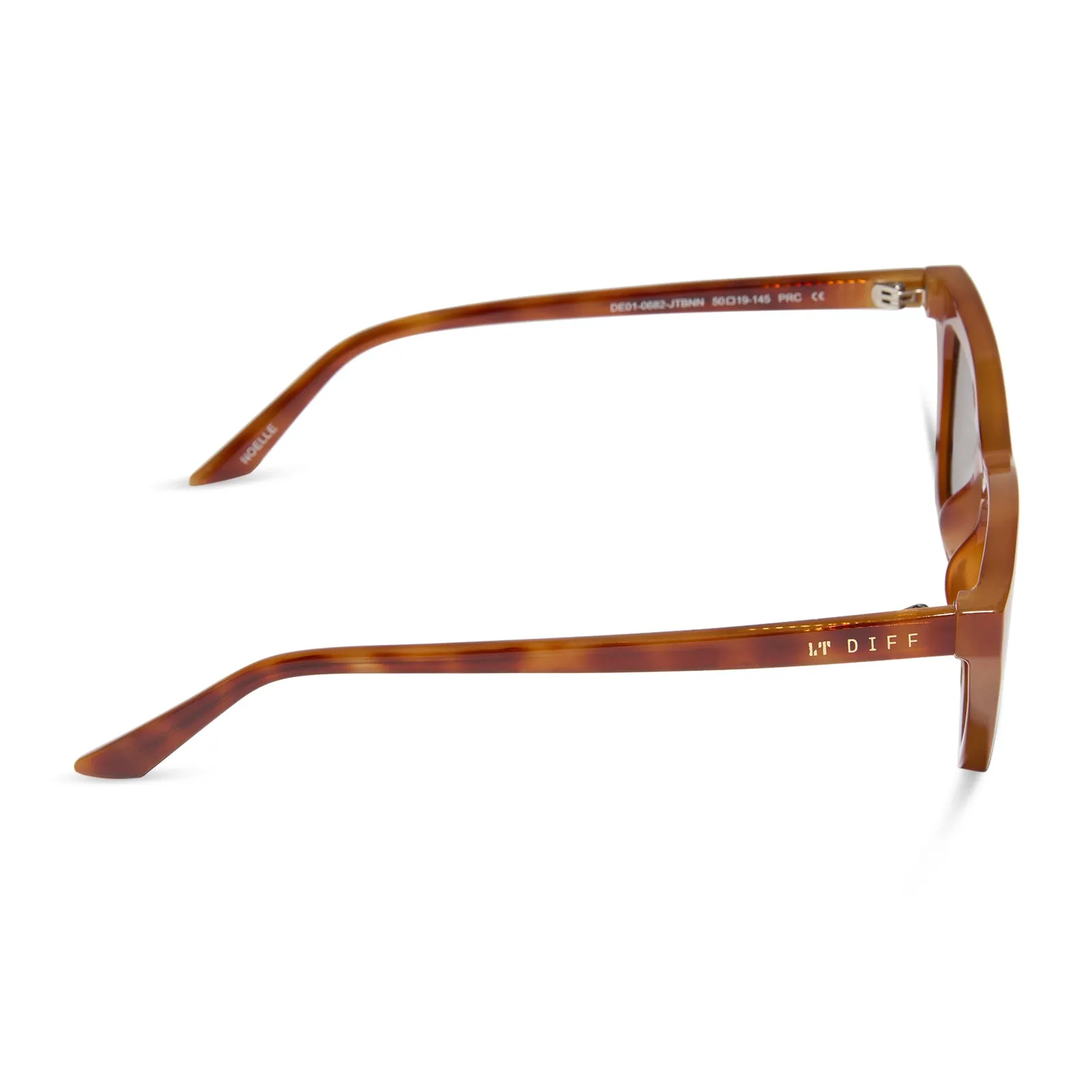NOELLE - MAPLE TORTOISE + BROWN SUNGLASSES sold by Diff Eyewear product image thumbnail 3