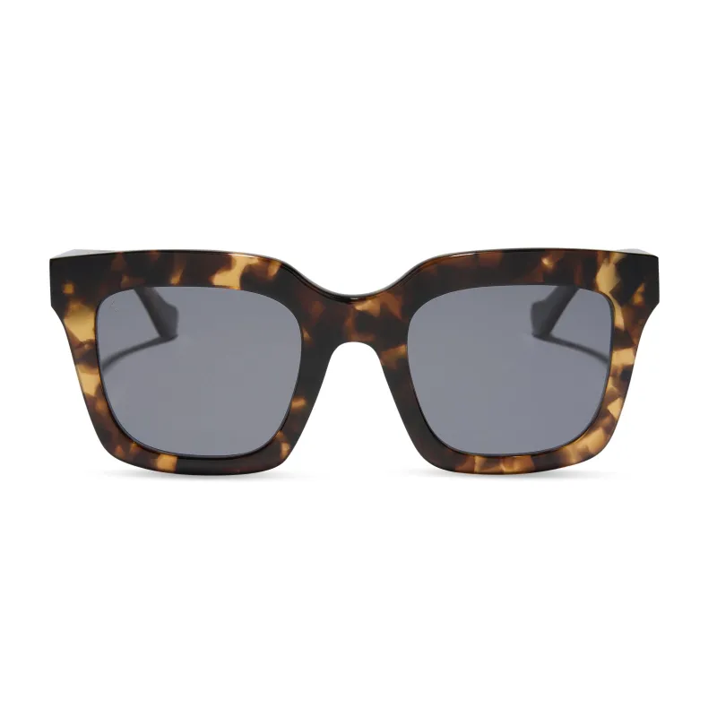 VALENCIA - TORTOISE + GREY + POLARIZED SUNGLASSES made by Diff Eyewear