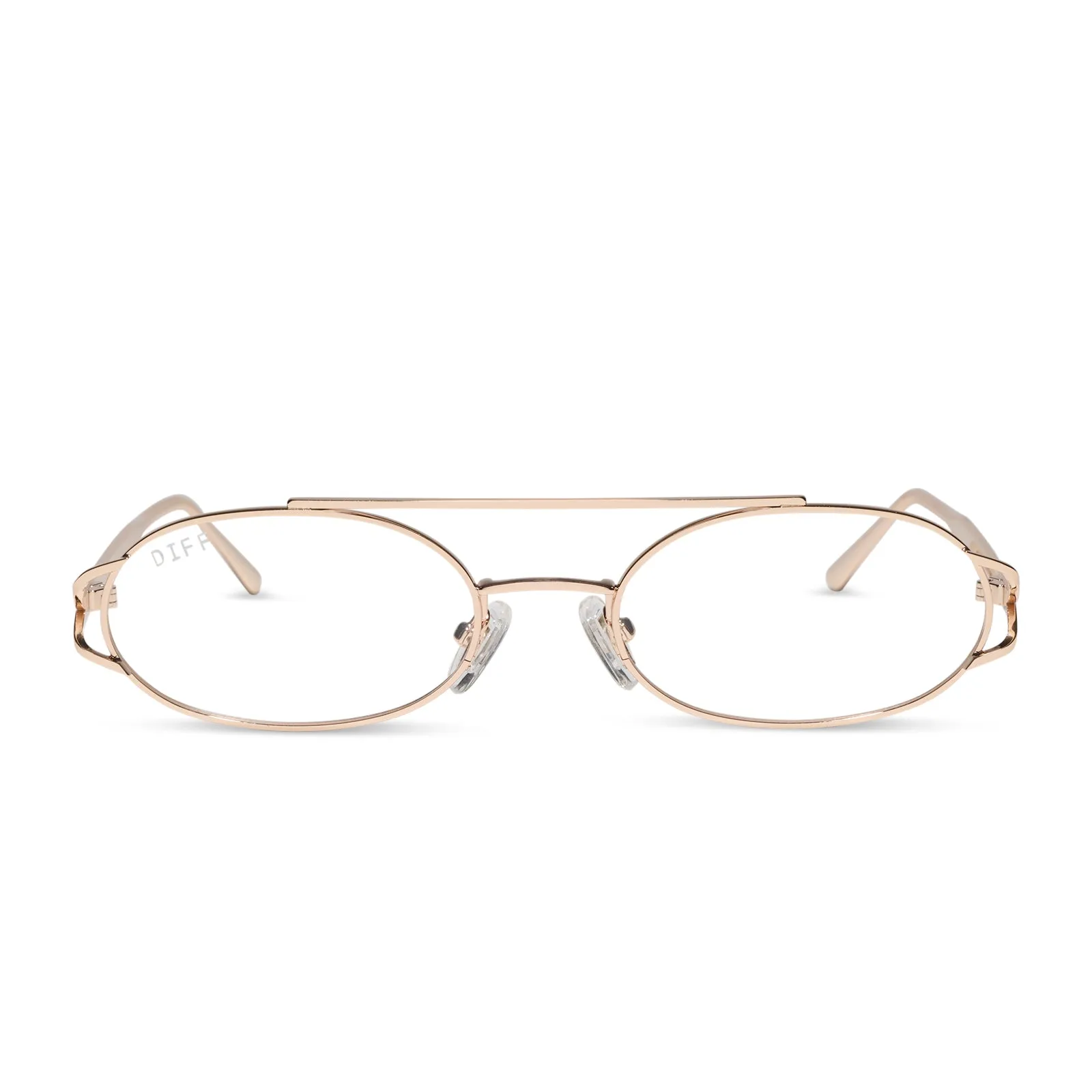 THE BROOKLYN - GOLD + GLASSES sold by Diff Eyewear