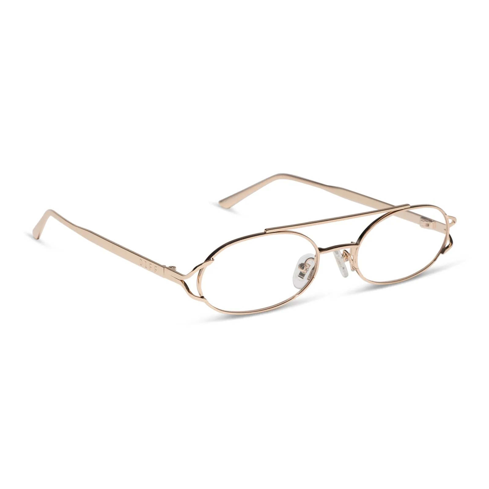 THE BROOKLYN - GOLD + GLASSES sold by Diff Eyewear product image thumbnail 2