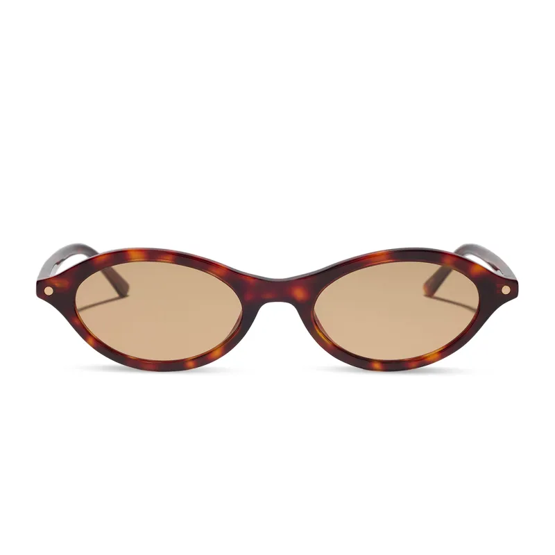 THE CITY - TORTOISE + BROWN TINT + SUNGLASSES made by Diff Eyewear