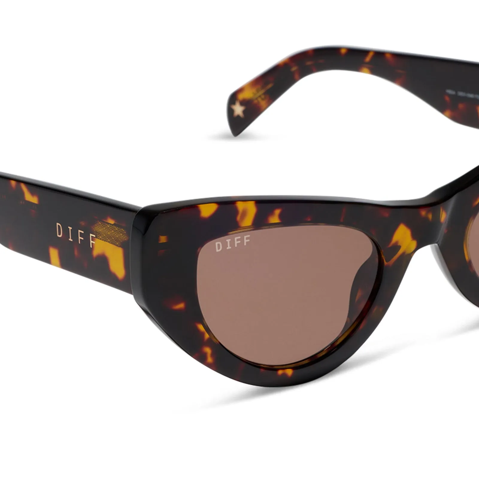 THE MESA - TORTOISE + BROWN SUNGLASSES sold by Diff Eyewear product image thumbnail 4