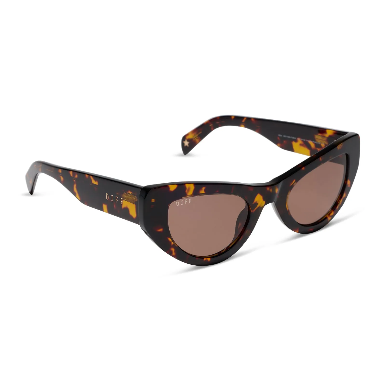THE MESA - TORTOISE + BROWN SUNGLASSES sold by Diff Eyewear product image thumbnail 2