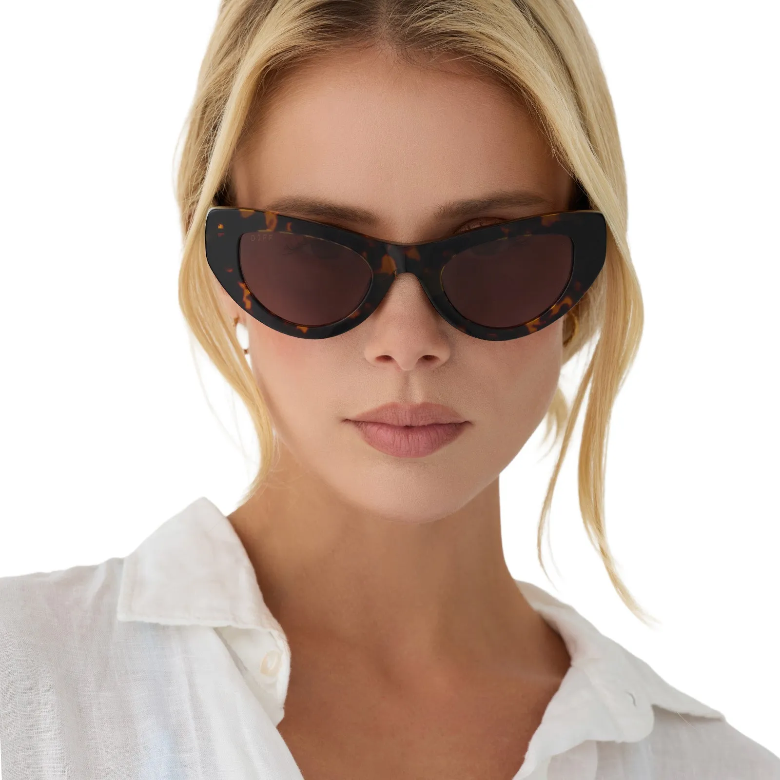 THE MESA - TORTOISE + BROWN SUNGLASSES sold by Diff Eyewear product image thumbnail 5