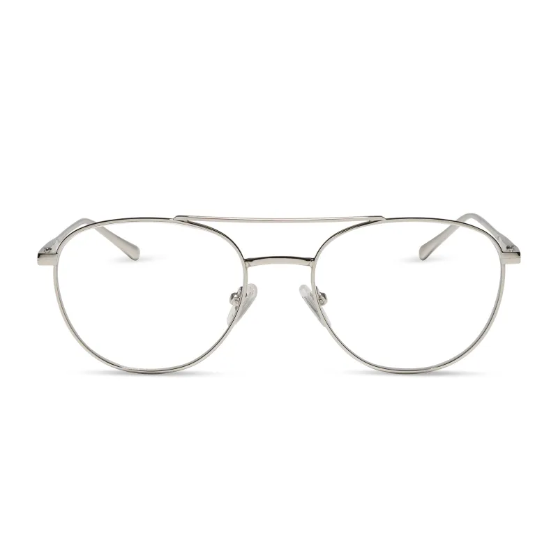 EMERSON - SILVER + GLASSES made by Diff Eyewear