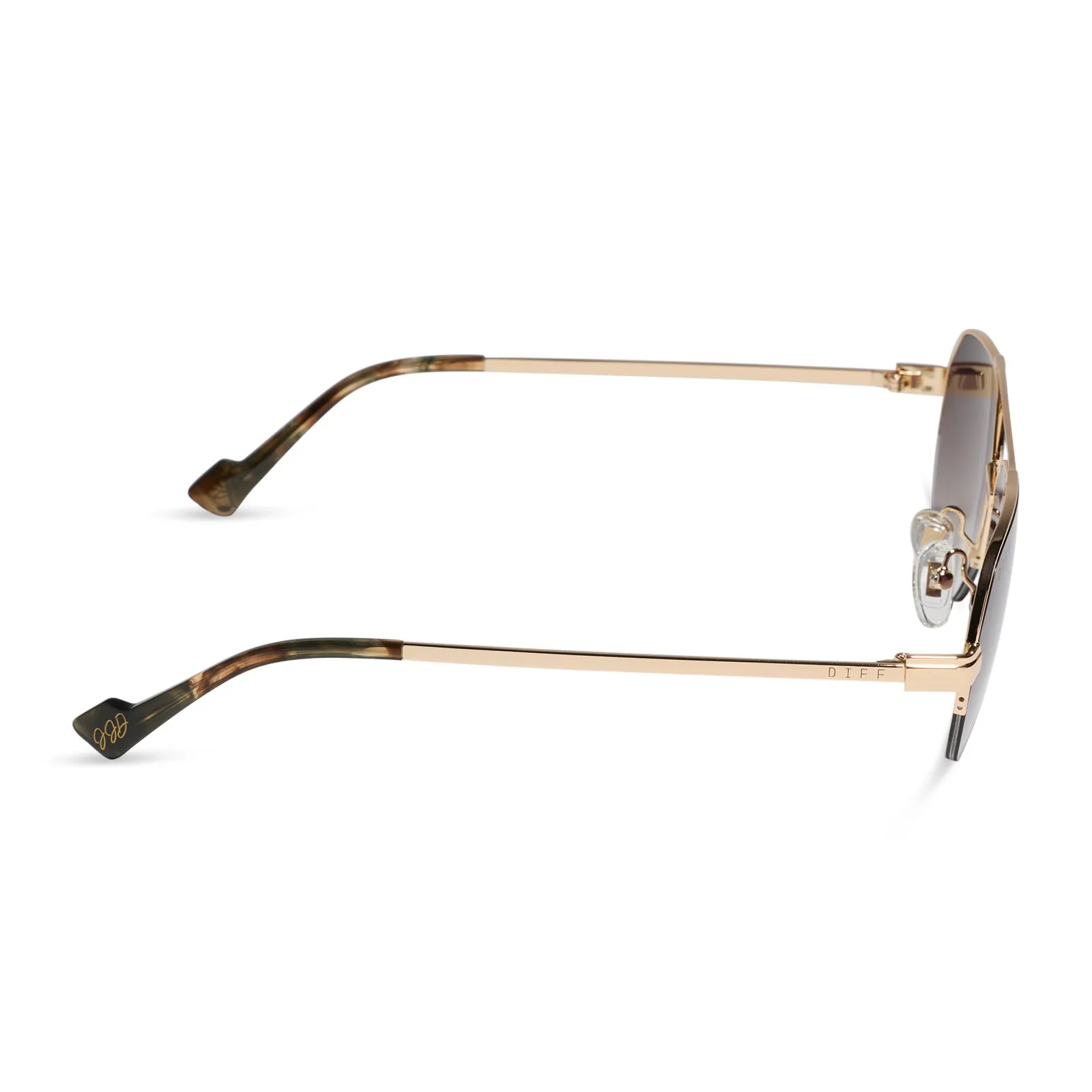 DESTINY - GOLD + BROWN GRADIENT + SUNGLASSES sold by Diff Eyewear product image thumbnail 5