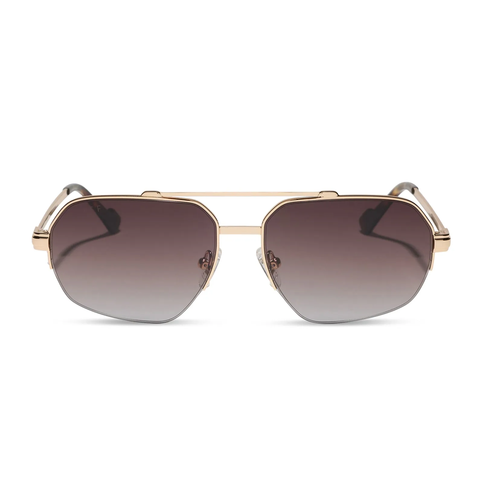 DESTINY - GOLD + BROWN GRADIENT + SUNGLASSES sold by Diff Eyewear