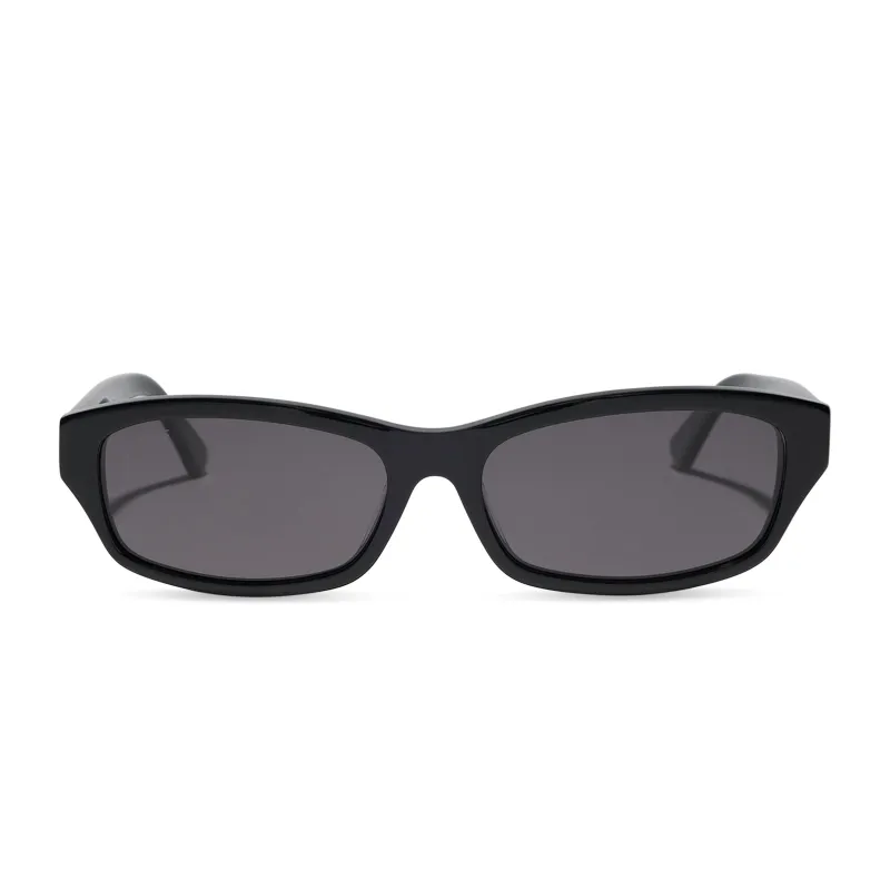 MISTY - BLACK + GREY + POLARIZED + SUNGLASSES made by Diff Eyewear