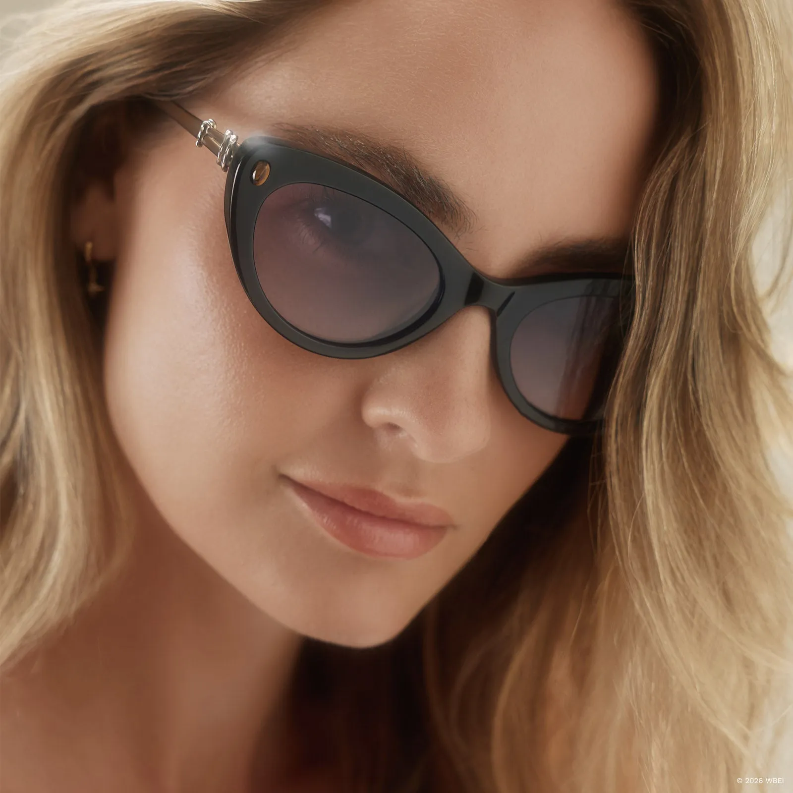 GILLIAN - BLACK + PURPLE GRADIENT + SUNGLASSES sold by Diff Eyewear product image thumbnail 5