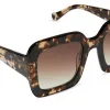 CHARISE - ESPRESSO TORTOISE + BROWN GRADIENT SUNGLASSES sold by Diff Eyewear