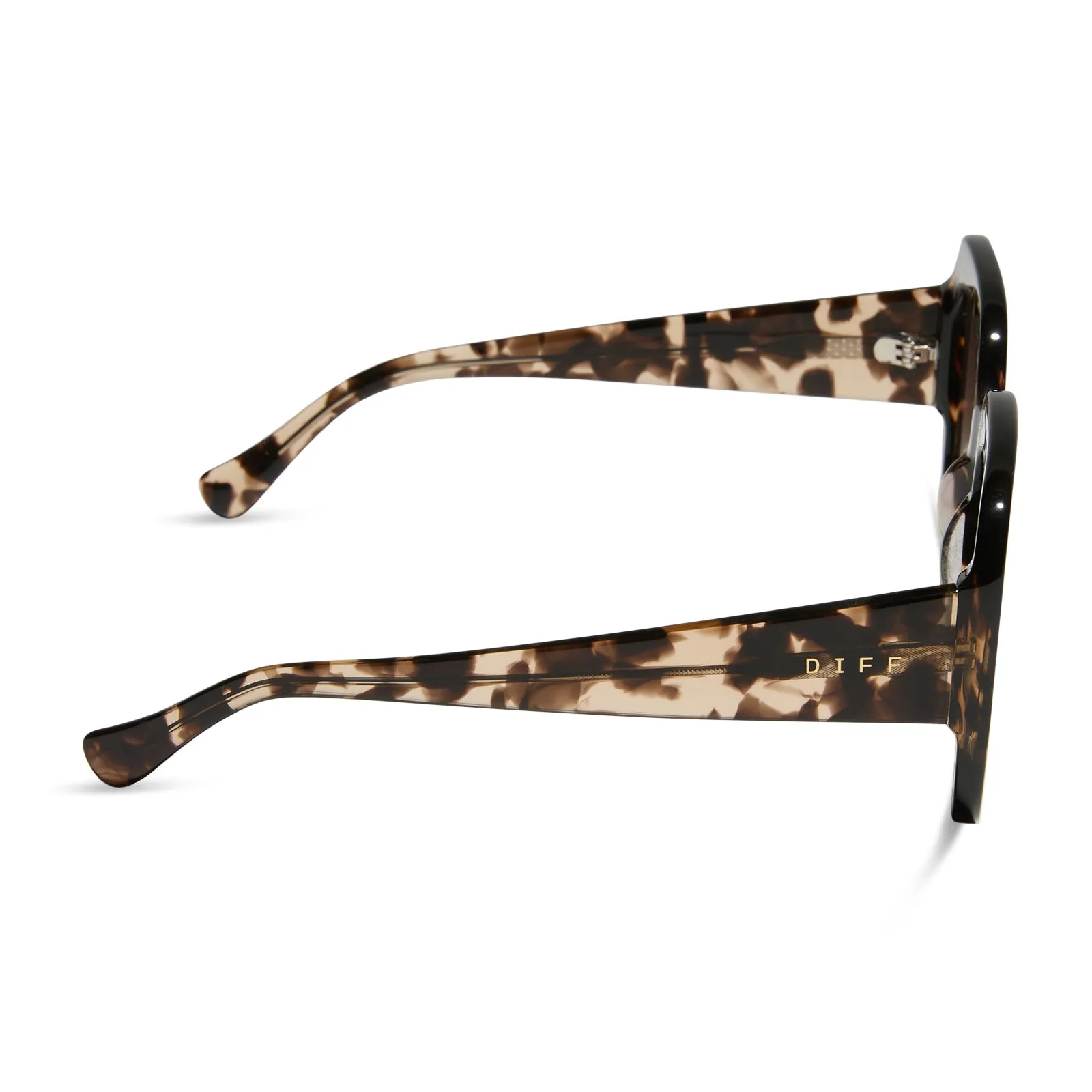 CHARISE - ESPRESSO TORTOISE + BROWN GRADIENT SUNGLASSES sold by Diff Eyewear product image thumbnail 3