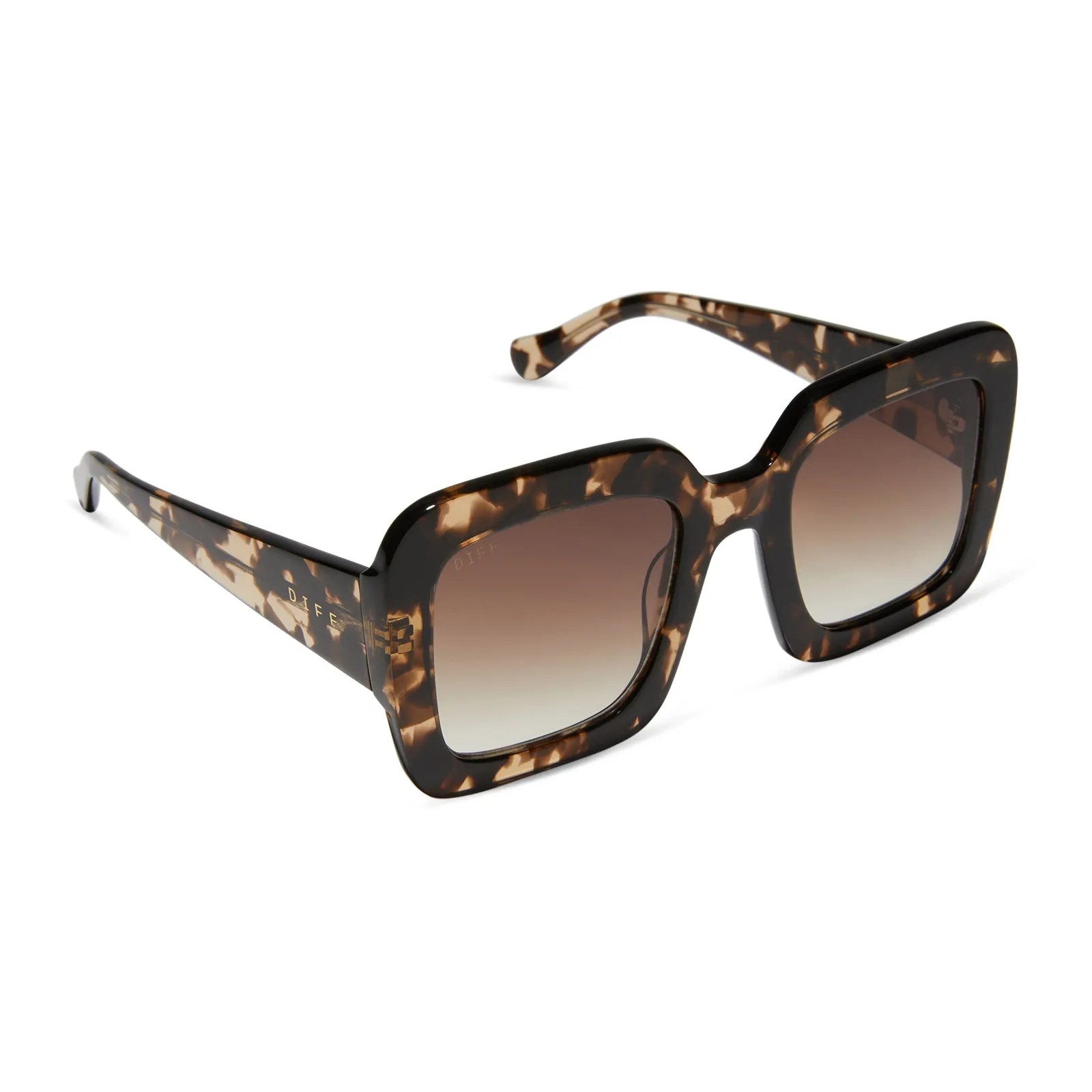 CHARISE - ESPRESSO TORTOISE + BROWN GRADIENT SUNGLASSES sold by Diff Eyewear product image thumbnail 2