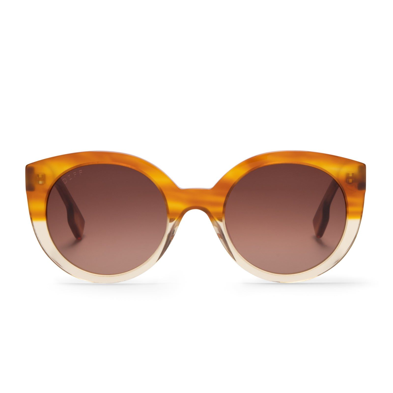 EMMY - DESERT SAND + BROWN GRADIENT SUNGLASSES sold by Diff Eyewear
