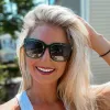 BELLA - SAGE CRYSTAL + G15 GRADIENT SUNGLASSES sold by Diff Eyewear