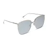VITTORIA - SILVER + SILVER MIRROR SUNGLASSES sold by Diff Eyewear