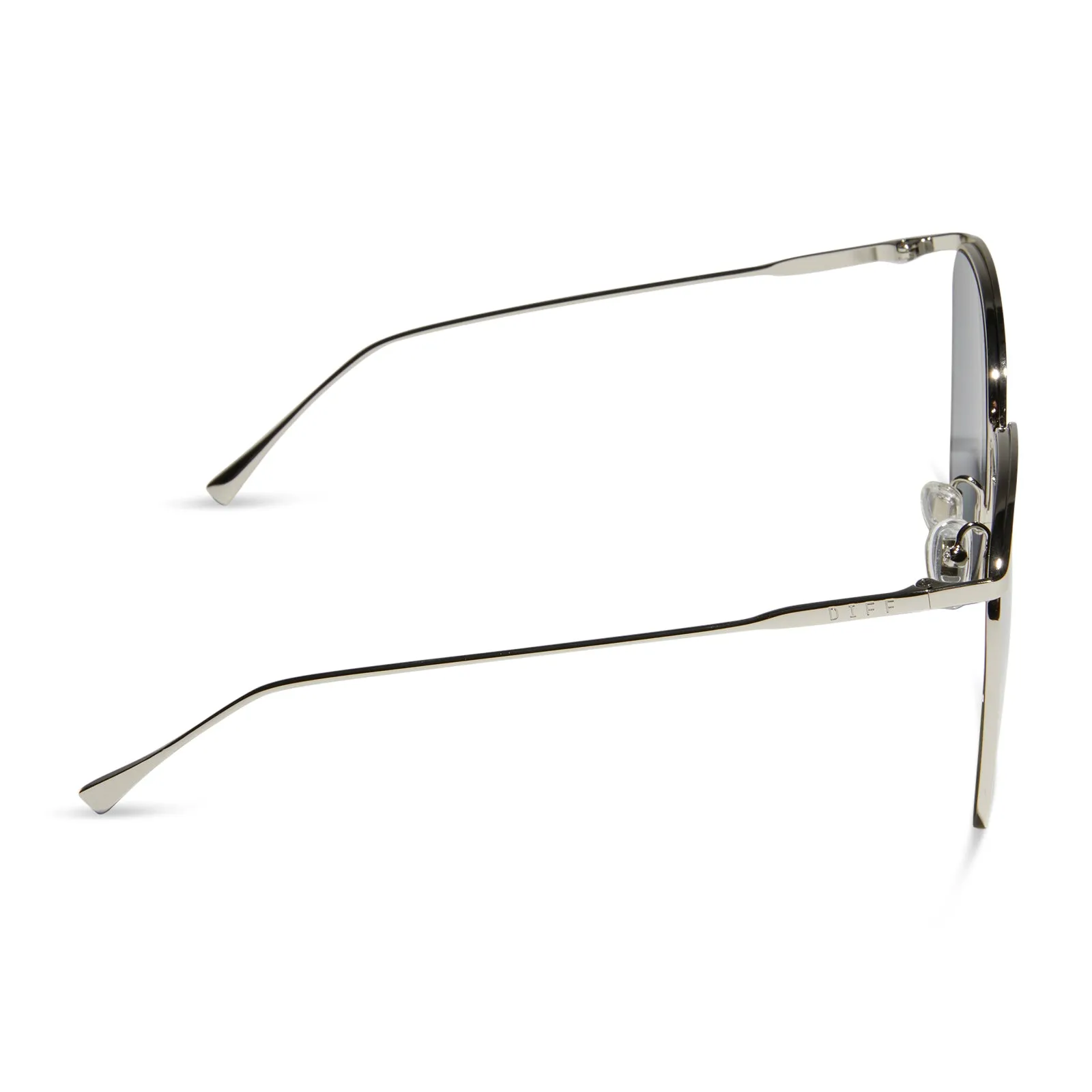 VITTORIA - SILVER + SILVER MIRROR SUNGLASSES sold by Diff Eyewear product image thumbnail 3