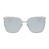 VITTORIA - SILVER + SILVER MIRROR SUNGLASSES sold by Diff Eyewear