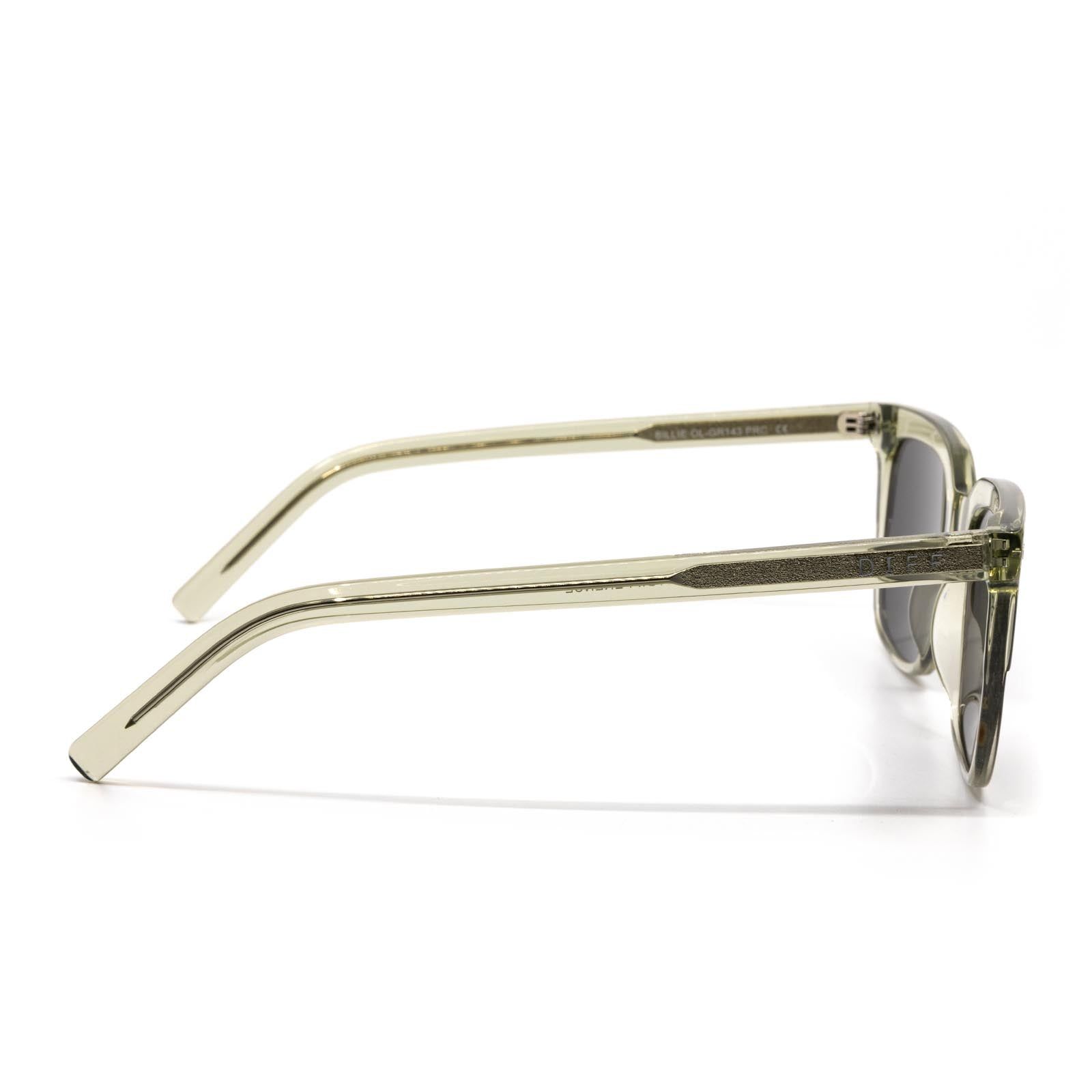 BILLIE - OLIVE CRYSTAL + GREY SUNGLASSES sold by Diff Eyewear product image thumbnail 3