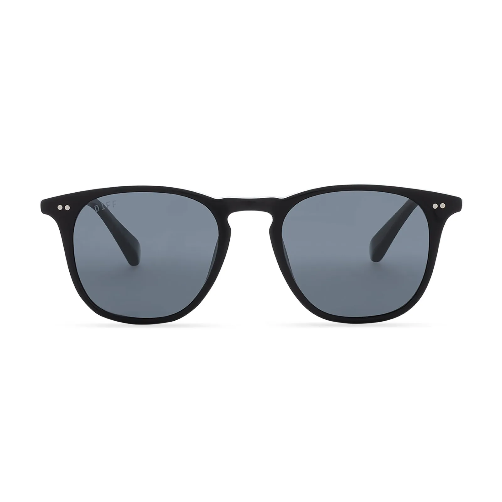 MAXWELL - BLACK + GREY MIRROR + POLARIZED SUNGLASSES sold by Diff Eyewear