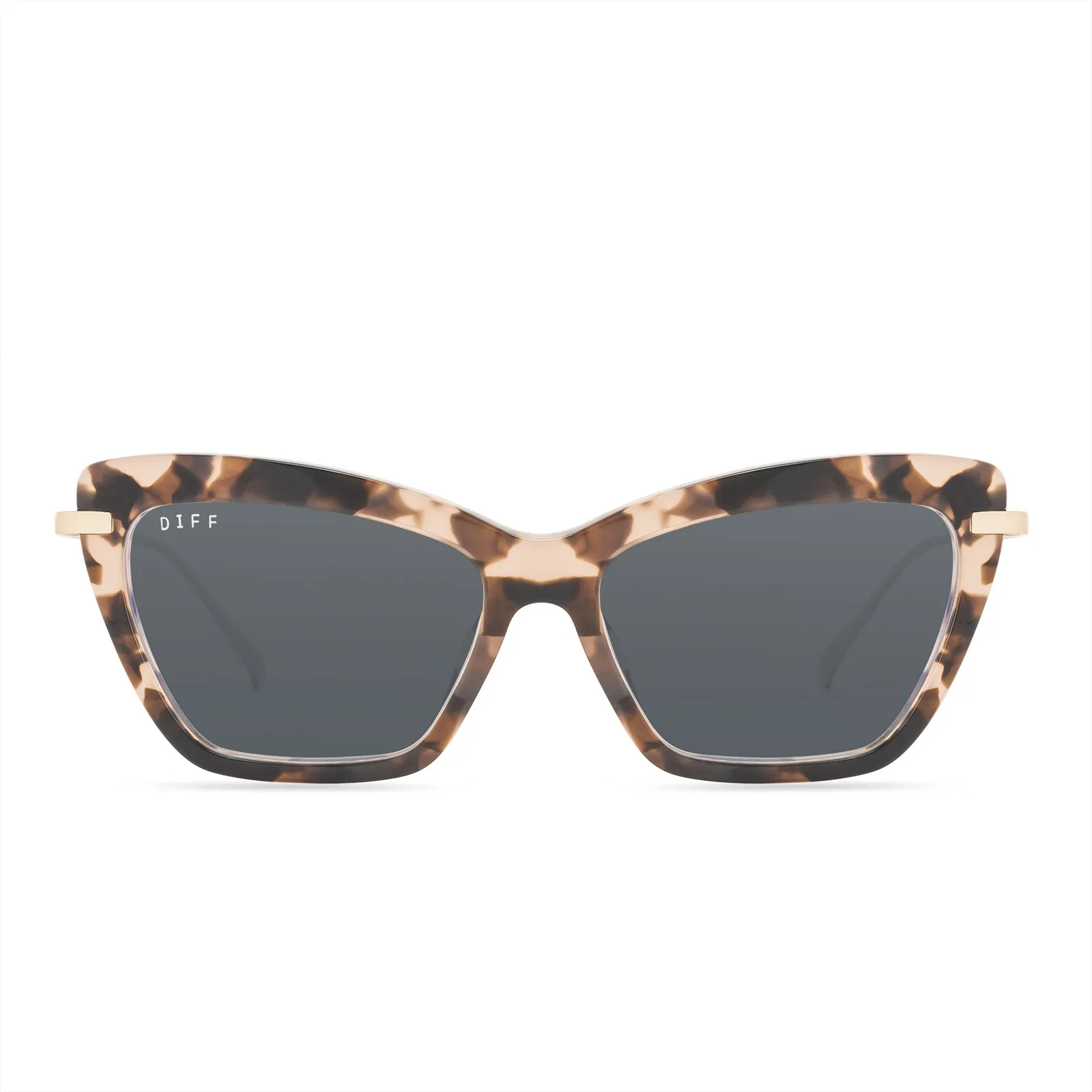 MILA - HIMALAYAN TORTOISE + CLEAR GLASSES sold by Diff Eyewear product image thumbnail 5