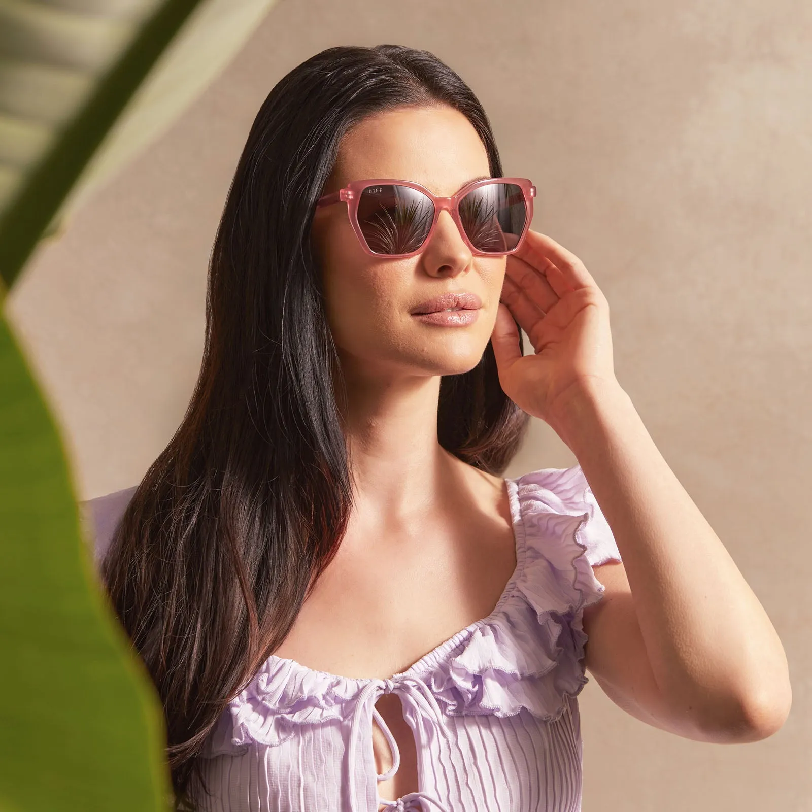 VERA - GUAVA + GREY SUNGLASSES sold by Diff Eyewear product image thumbnail 5