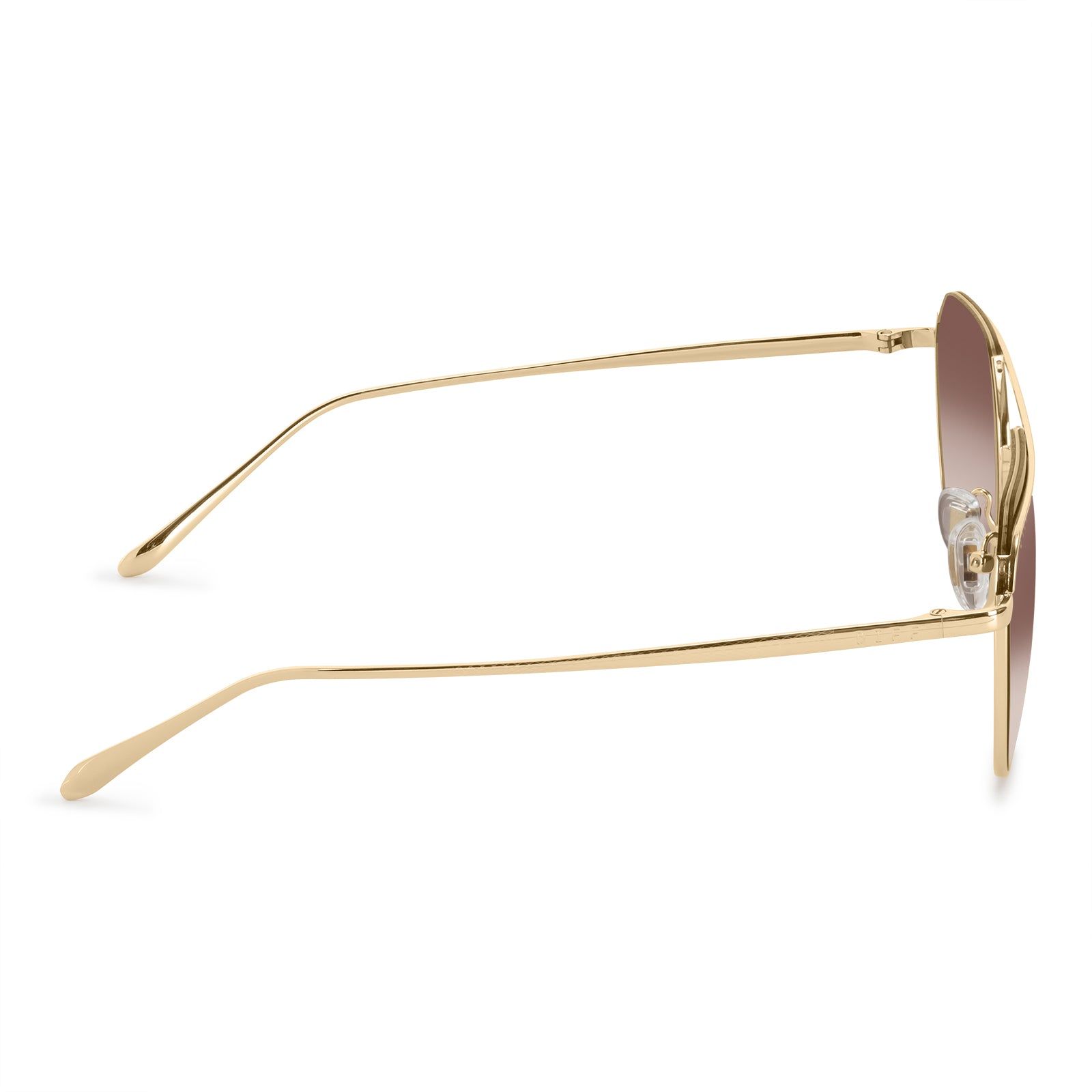 RAYNE - GOLD + BROWN GRADIENT SUNGLASSES sold by Diff Eyewear product image thumbnail 4