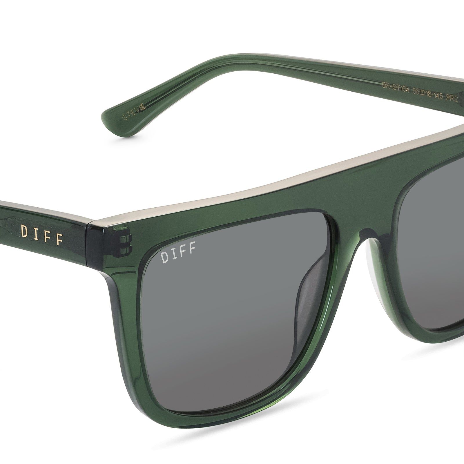 STEVIE - SEA GRASS + G15 SUNGLASSES sold by Diff Eyewear product image thumbnail 3