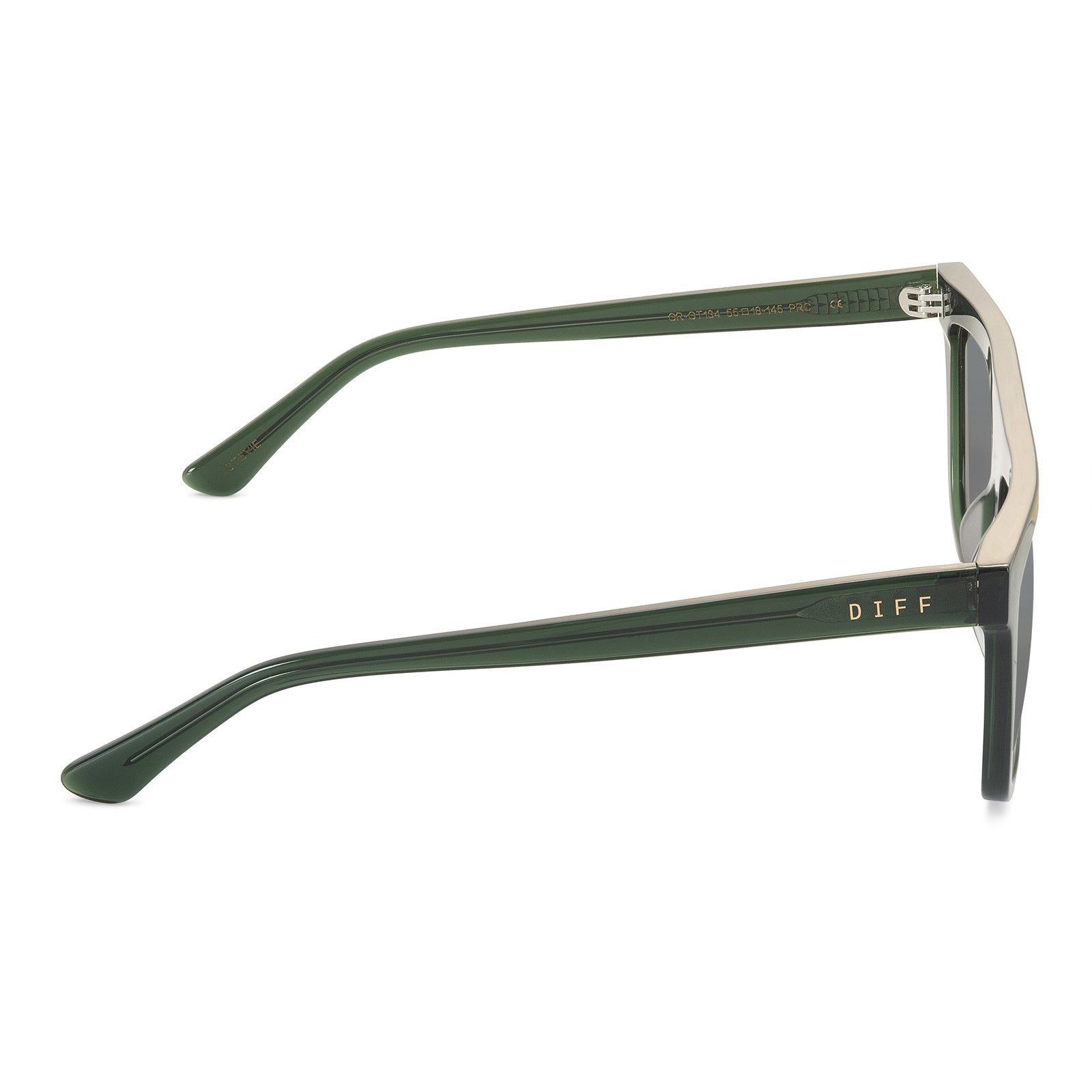 STEVIE - SEA GRASS + G15 SUNGLASSES sold by Diff Eyewear product image thumbnail 4
