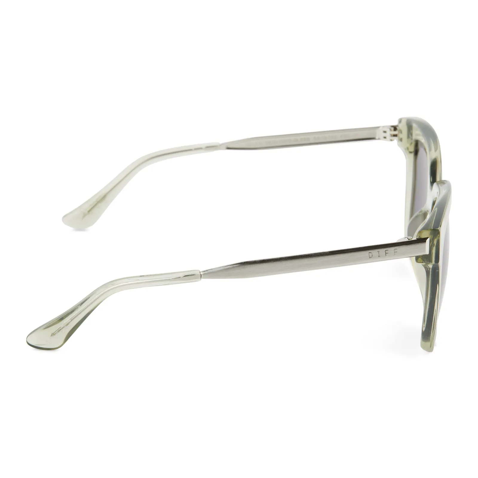 JESSIE JAMES DECKER - BELLA + OLIVE CRYSTAL + SOLID GREY SUNGLASSES sold by Diff Eyewear product image thumbnail 3