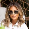 JESSIE JAMES DECKER - BELLA + OLIVE CRYSTAL + SOLID GREY SUNGLASSES sold by Diff Eyewear