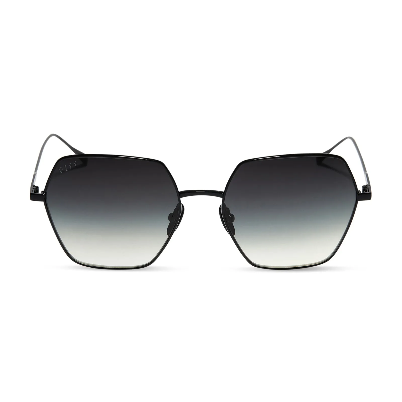 HARLOWE - BLACK + GREY GRADIENT SUNGLASSES sold by Diff Eyewear