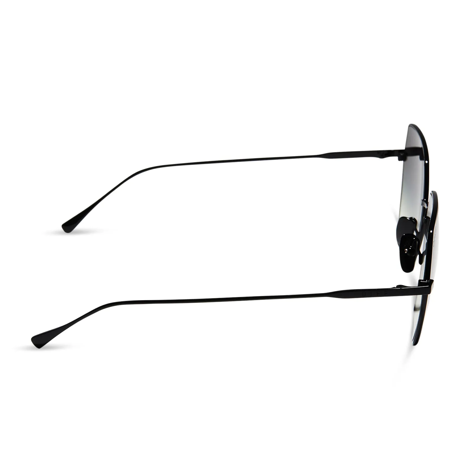 HARLOWE - BLACK + GREY GRADIENT SUNGLASSES sold by Diff Eyewear product image thumbnail 3