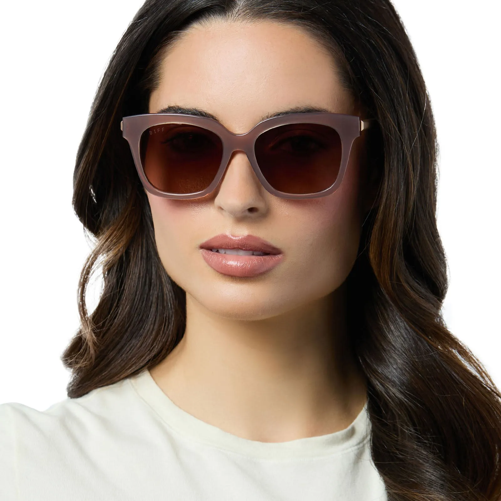 BELLA XS - MACCHIATO + BROWN GRADIENT + POLARIZED SUNGLASSES sold by Diff Eyewear product image thumbnail 5