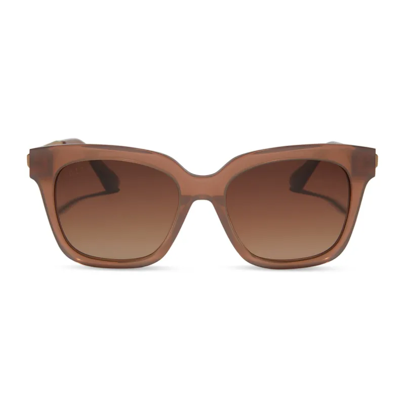 BELLA XS - MACCHIATO + BROWN GRADIENT + POLARIZED SUNGLASSES sold by Diff Eyewear