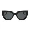 MAREN - BLACK + GREY + POLARIZED SUNGLASSES sold by Diff Eyewear