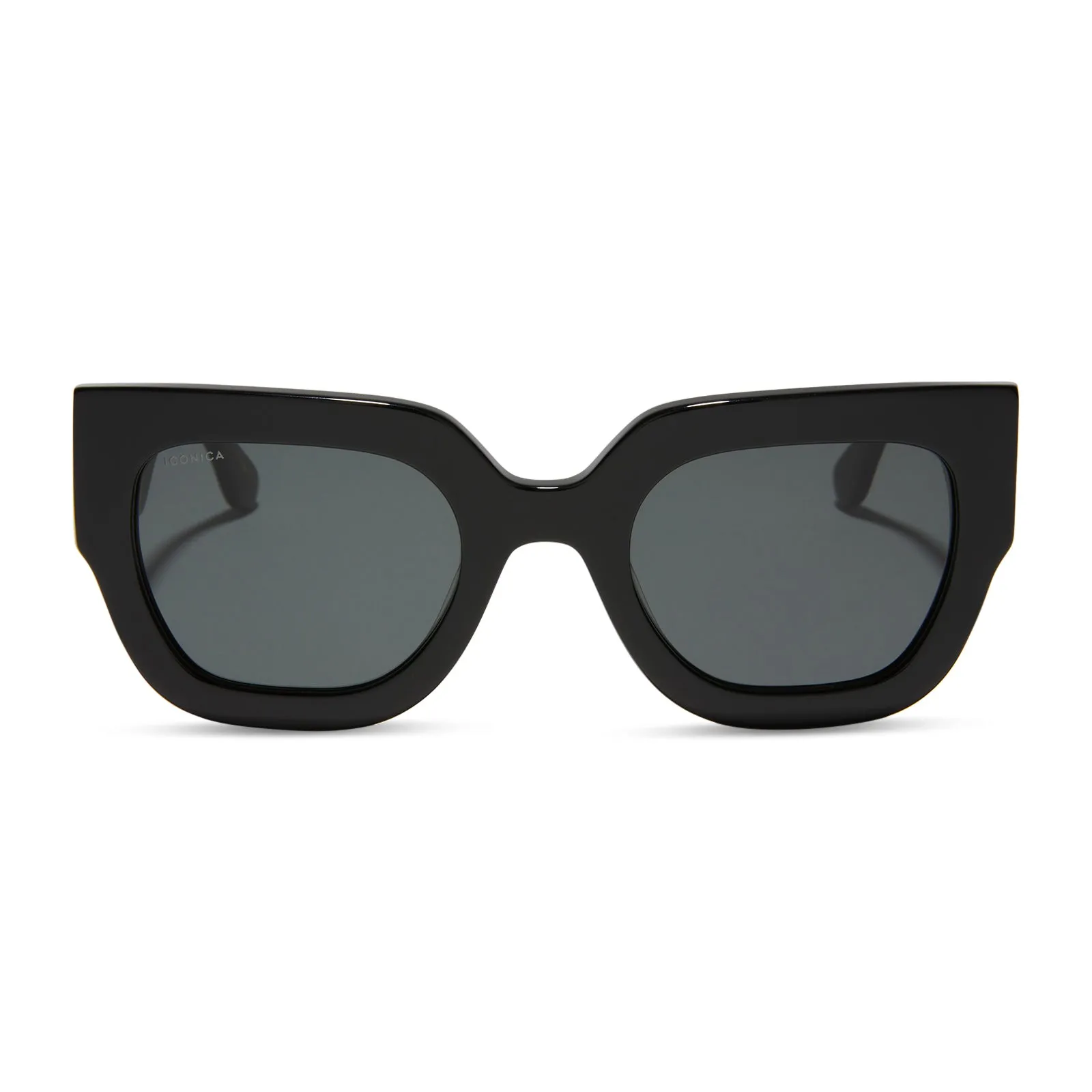 MAREN - BLACK + GREY + POLARIZED SUNGLASSES sold by Diff Eyewear product image thumbnail 2