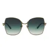 PATRICIA NASH - SOPHIA + PLANET CRYSTAL + G15 GRADIENT SUNGLASSES sold by Diff Eyewear