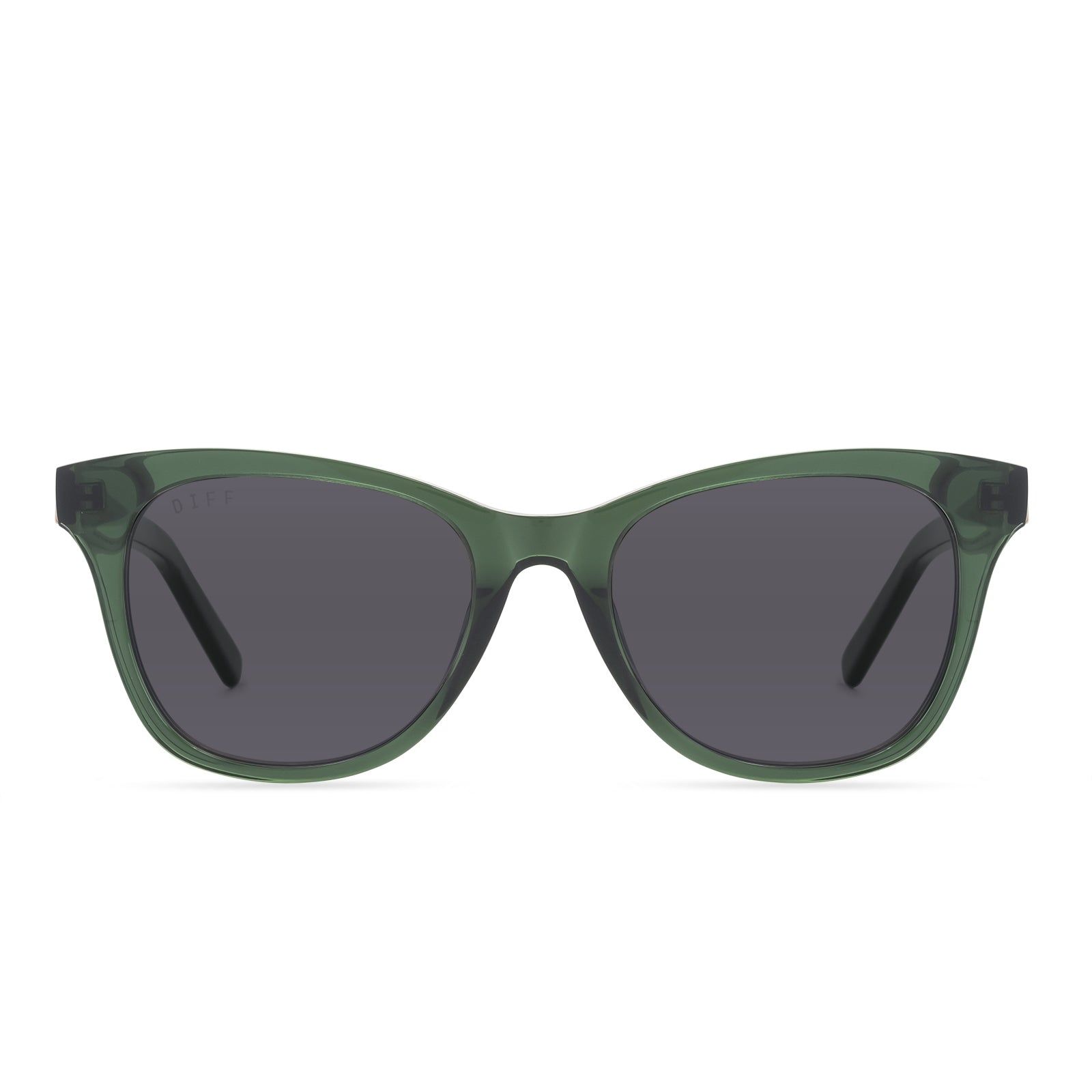 CARINA - SEA GRASS + CLEAR GLASSES sold by Diff Eyewear product image thumbnail 5